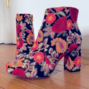 MIA embroidered booties